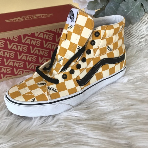 Last one✨BIG CHECK SK8-HI Vans shoes - Picture 2 of 9